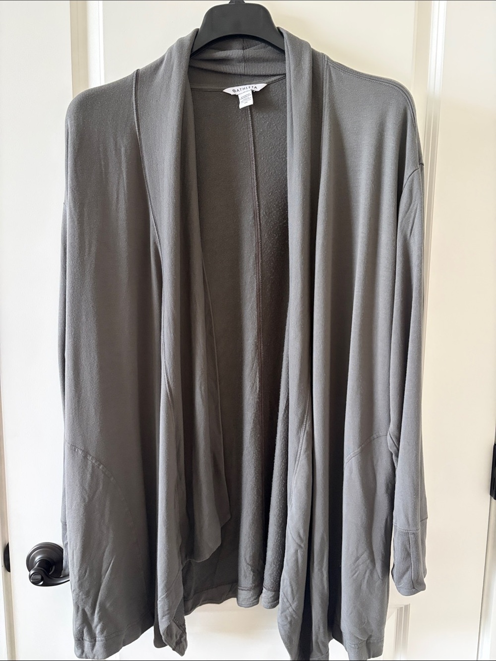Athleta- Pranayama Restore Rib Wrap Grey